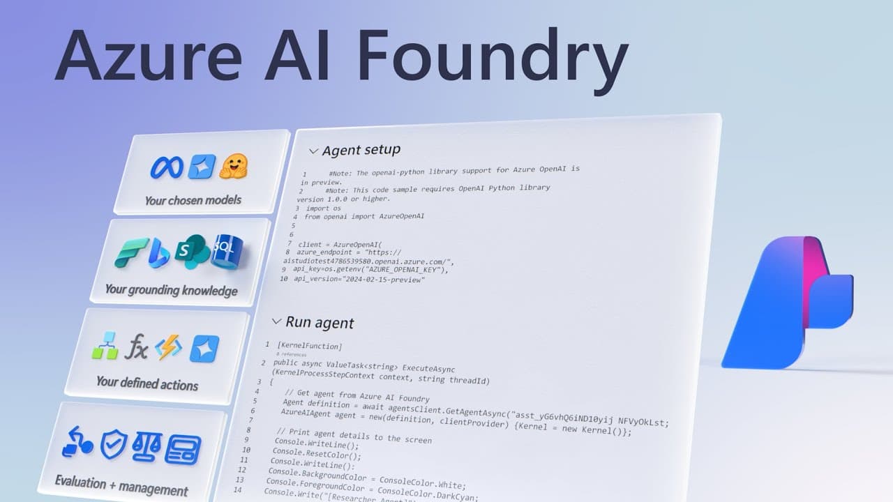 Introducing Azure AI Foundry - Everything you need for AI ... - YouTube
